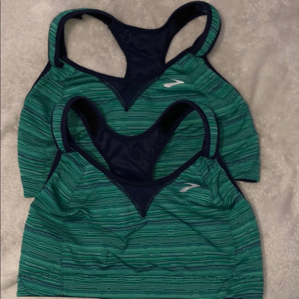 Set of two Brooks Rebound Racerback Sports Bras